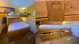 chalet lit superposé sur mesure meribel