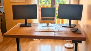 bureau debout assis télétravail sur mesure epicea annecy rustique